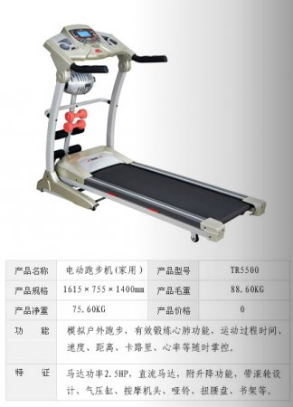 電動跑步機（家用）